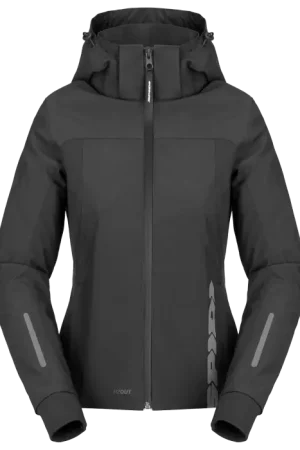 Promozione Giacca Donna in Tessuto Spidi Hoodie H2Out 2 Lady Nero