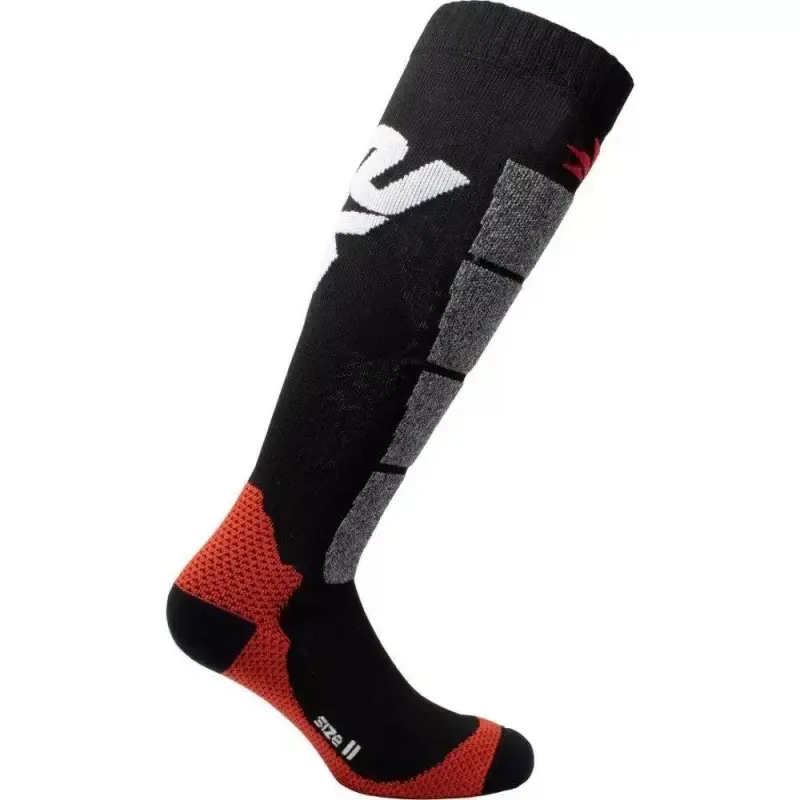 Economico Calza Lunga Unisex Sixs SPEED2 Nero Rosso