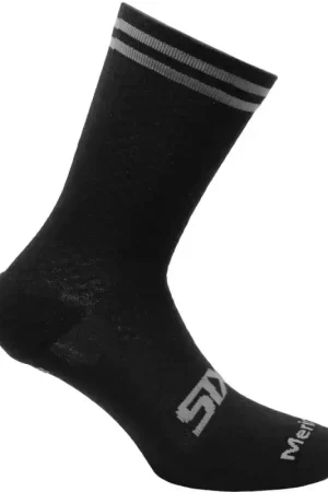 Calza Corta Sixs MERINOS-SOCKS Nero Grigio Soddisfatti O Rimborsati
