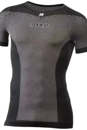 Maglia Intima Tecnica Termica Estiva Unisex Sixs Nero Carbon Nuova Collezione