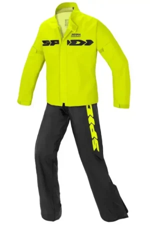 Completo Antipioggia Spidi Sport Rain Kit Giallo Fluo Consegna Rapida