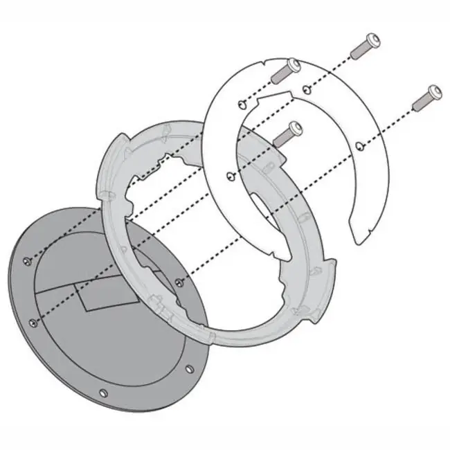 Flangia Tanklock Serbatoio Kappa BF32K KAWASAKI Z1000 (14>20) Miglior Prezzo
