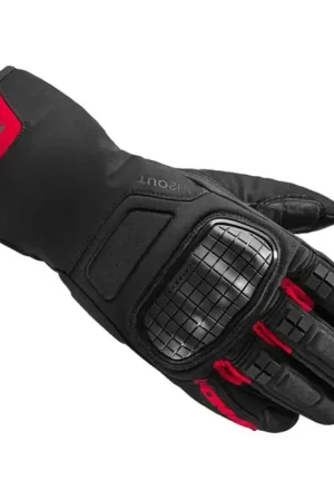 Affare Guanti In Tessuto Spidi Alu-Pro Evo Nero /Nero Rosso / Nero Giallo