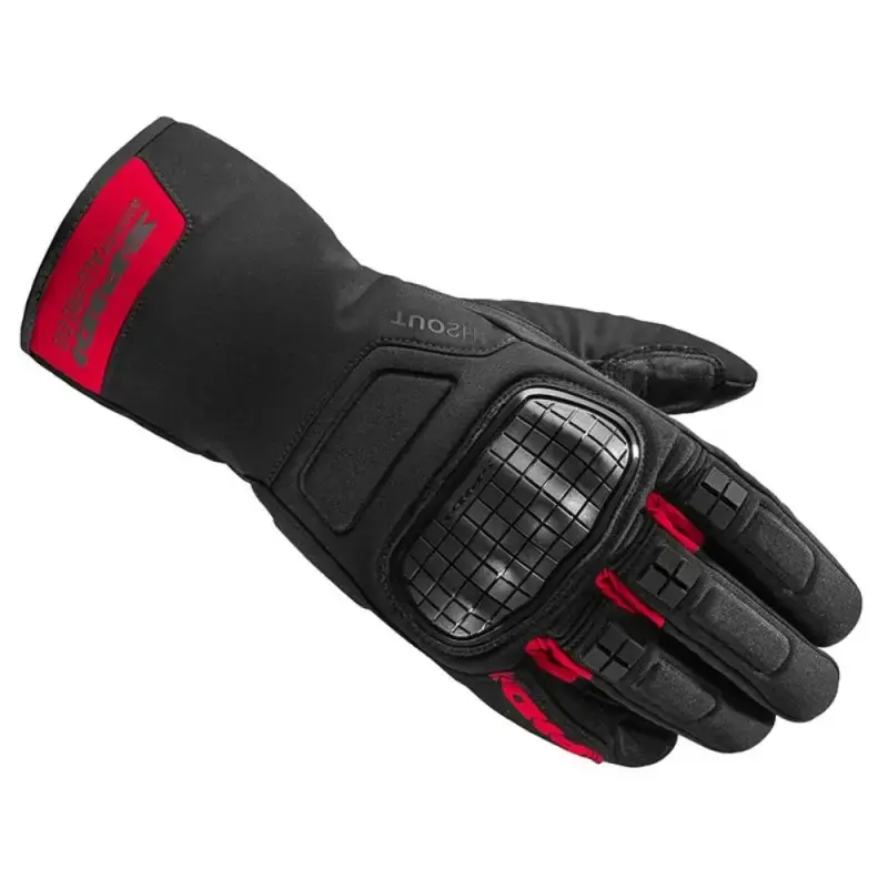 Affare Guanti In Tessuto Spidi Alu-Pro Evo Nero /Nero Rosso / Nero Giallo
