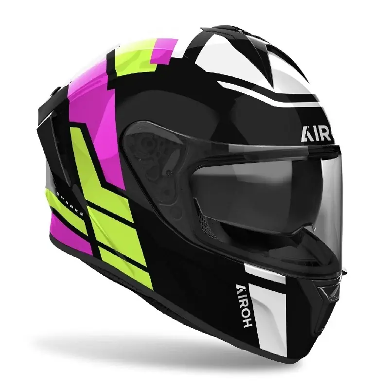 Acquista Ora Casco Integrale Airoh Spark 2 Lively Mint Nero Giallo Viola Lucido