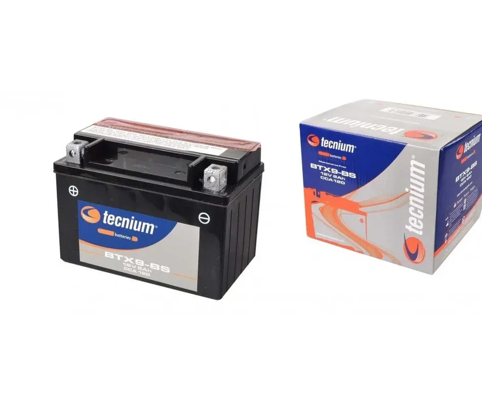 Batteria Tecnium BTX9-BS 12V 8 Ah come a YTX9-BS Ultimissimo Modello