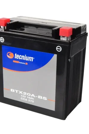 Batteria moto scooter sigillata Tecnium BTX20A-BS 12V 17 AH =YTX20A-BS Spedito Oggi