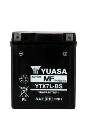 Batteria Yuasa YTX7L-BS AGM senza manutenzione con pacco acido Ultime Pezzi