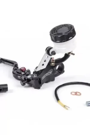 Professionale Pompa Freno Anteriore Radiale Ø19 Con Leva Regolabile Nera Braking