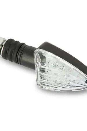 Coppia Frecce LED C.E Triangolare Corto Nero Omologate C.E Ultime Pezzi