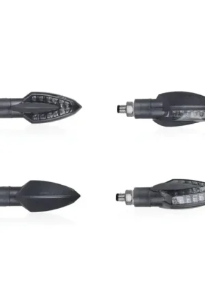 Frecce Moto Chaft Led Sail Nero Fumè IN264 Di Tendenza