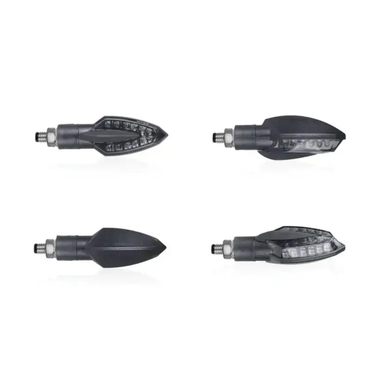 Frecce Moto Chaft Led Sail Nero Fumè IN264 Di Tendenza