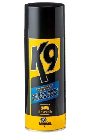 Nuova Collezione Bardahl K9 Lubrificante grasso Spray Superiore per Catena Moto