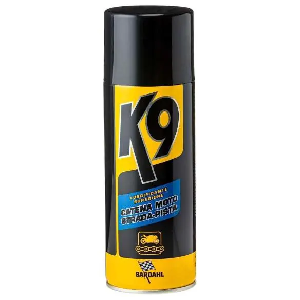 Nuova Collezione Bardahl K9 Lubrificante grasso Spray Superiore per Catena Moto