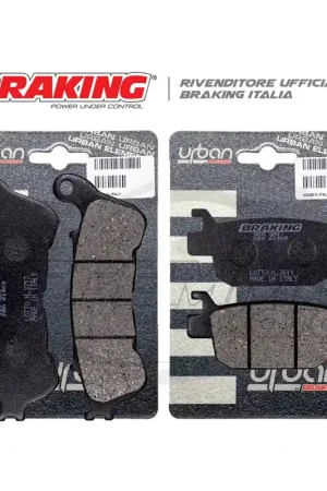 Consegna Rapida Kit Pastiglie Freno BRAKING ANT+POST BRAKING HONDA SH300 ie 2007 >2009