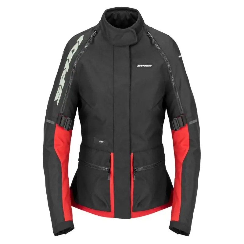 A Buon Prezzo Giacca Donna In Tessuto Spidi Ridemaster Lady Rosso