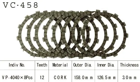 Kit Dischi Frizione Guarniti Cross Zx-7r Ninja 1991/1996 Prezzo Basso