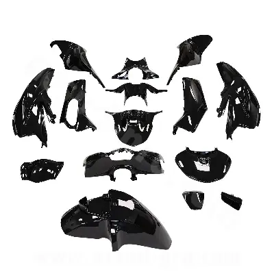 KIT CARENE 13 PEZZI CARENA HONDA SH125 / 150CC 2020-2024 NERO LUCIDO Subito Disponibile