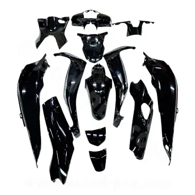 Spedizione Espresso KIT CARENE 13 PEZZI CARENA HONDA SH125 / 150CC 2017-2019 NERO LUCIDO