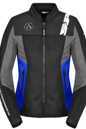 Giacca Donna In Tessuto Spidi Corsa Net Windout Lady Nero Blu Promozione