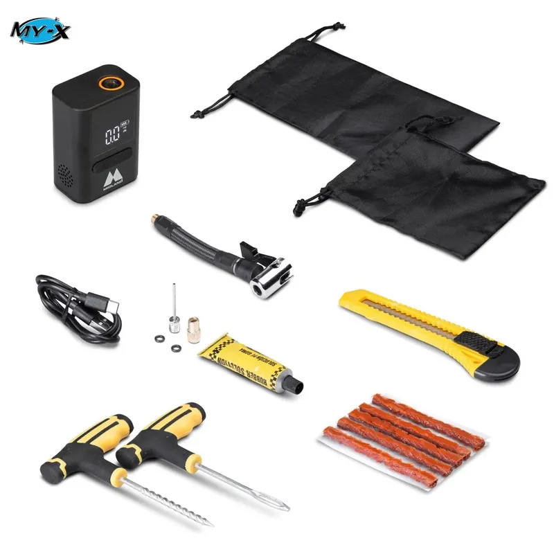 Compressore ad Aria + Power Bank e Kit Riparazione Gomme - Midland Enerpump Mini Offerta Del Giorno