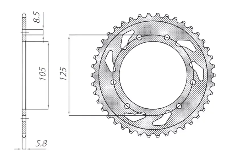 Offerta Lampo DERBI SENDA X-RACE R X-TREME 50 2004>2010 CORONA PASSO 420 CODICE 1-1446