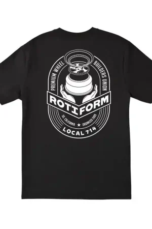 T-Shirt ROTIFORM LOCAL 714 - Nera e Bianca Prezzo Basso