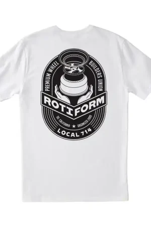 Offerta Lampo T-Shirt ROTIFORM LOCAL 714 - Bianca e Nera
