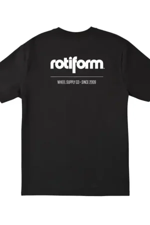 Offerta Lampo T-Shirt ROTIFORM LOGO - Nera e Bianca