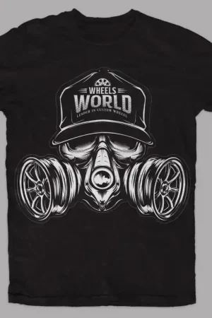 A Buon Prezzo T-Shirt SKULL GAS - Nera e Bianca