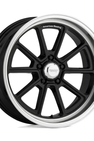 A Buon Prezzo Cerchi in lega AMERICAN RACING VINTAGE VN510 18‘‘ Width 10 5x120,65 ET 0 CB 0 GLOSS BLACK DIAMOND CUT LIP