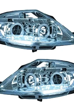 Coppia Fari Anteriori Citroen C3 Con Lenticolare Cromato Regolazione Manuale Prezzo Scontato