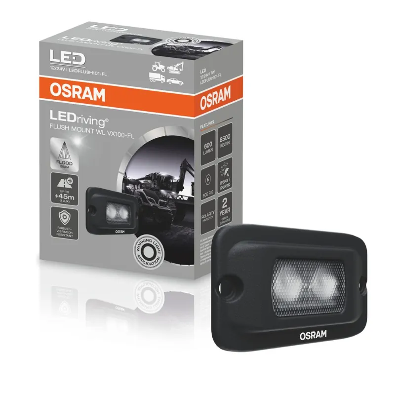 Popolare Fanalino ingombro LED Osram a incasso VX100-FL per camion, trattori ed escavatori