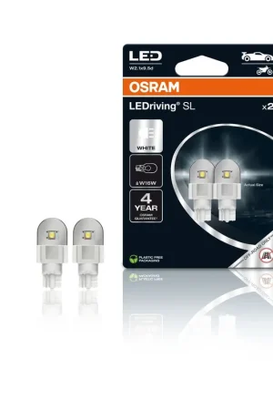 Coppia Lampade LED W16W 921DWP 12V 6000K – Luce Bianco Freddo Vendita Finale