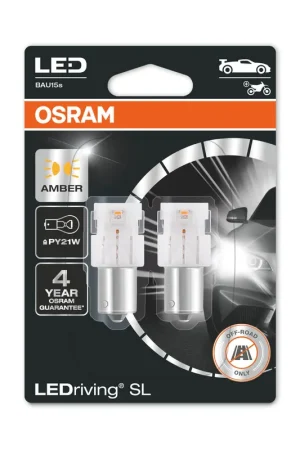 Spedizione Espresso KIT LAMPADE PY21W LED AMBER 12V