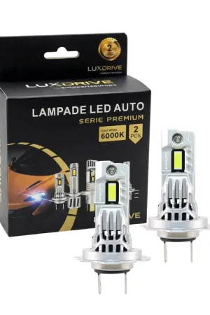 Promozione Esclusiva Kit Lampade LED H7 LUXDRIVE 6000K Luce Bianca 60W 4000 Lumen