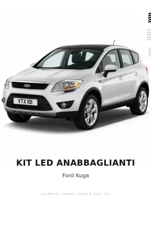 Ultima Occasione Kit Lampadine LED 6000K Luce Bianca Anabbaglianti per Ford Kuga 2008-2012 – 2 Anni di Garanzia