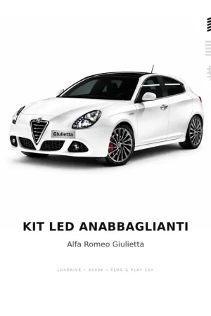 Acquista Ora Kit Lampadine LED 6000K Luce Bianca Anabbaglianti per Alfa Romeo Giulietta 2010-2025 – 2 Anni di Garanzia