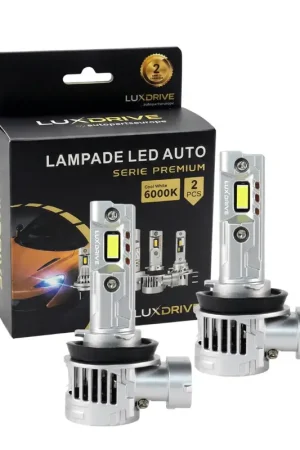 Kit Lampade LED H8 H11 H16 LUXDRIVE 6000K Luce Bianca 90W 4800 Lumen Spedito Oggi