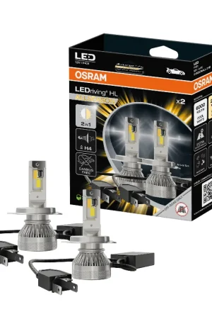 Compra Oggi Stesso Coppia lampadine LED H4 OSRAM LEDriving ALLSEASON – doppia luce bianca e gialla 3000K/6000K