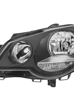 Spedizione Espresso Faro Sinistro H7-H1 Nero Per Vw Polo Gti9N 05/05-05/09 ricambio originale Hella