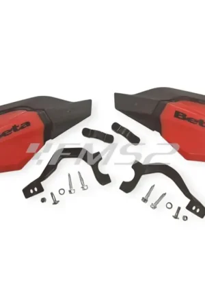 049.46.000.82.97 Paramani BETA ROSSO-NERO aperti con kit montaggio - Compatibili Beta 2T/4T Promozione Esclusiva