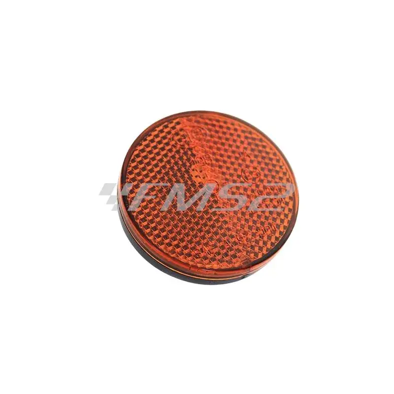 Prezzo Di Fabbrica 07122500 Catadiottro ambra diametro 55 mm originale Malaguti con vite di fissaggio sul parafango posteriore scooter e maxi scooter