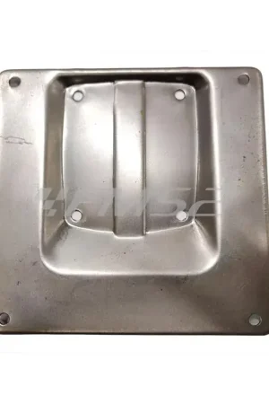 0704106 Porta targa Vespa 125 in lamiera (Piaggio Gilera) Soddisfatti O Rimborsati