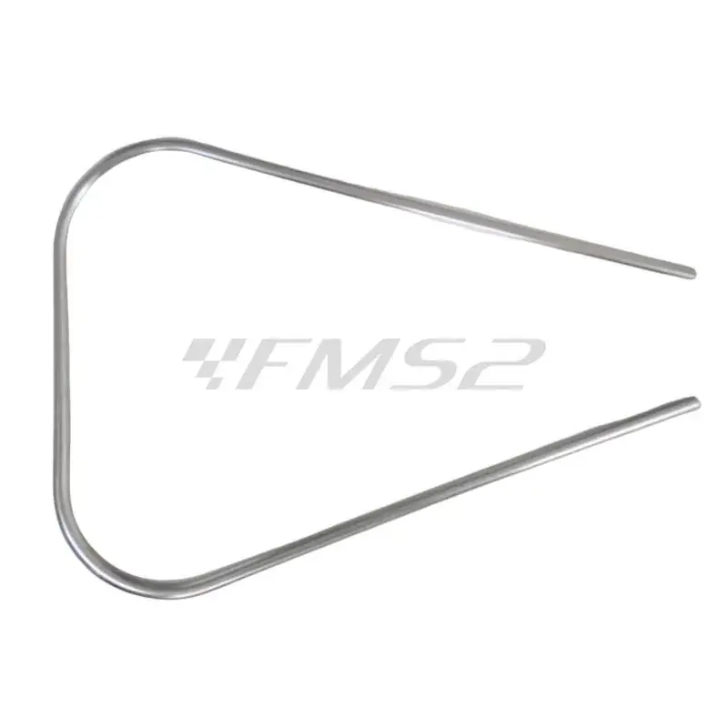 10170 Bordo scudo in meral originale Piaggio di colore argento metallizzato per Piaggio Vespa PX 125-150-200 cc e adattabile a vespa 50-125 primavera-125 et3 (CIF) Soddisfatti O Rimborsati