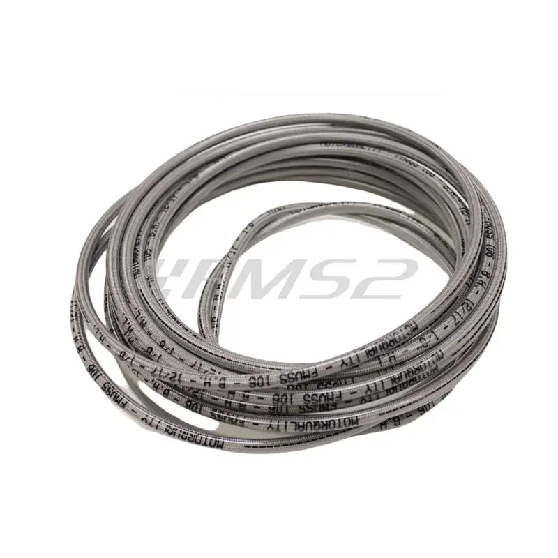 06403510 Tubo freno aeronautico Allegri in treccia metallica con rivestimento in pvc di colore trasparente per impianti freno venduto al decimetro (Motorquality) Spedito Oggi