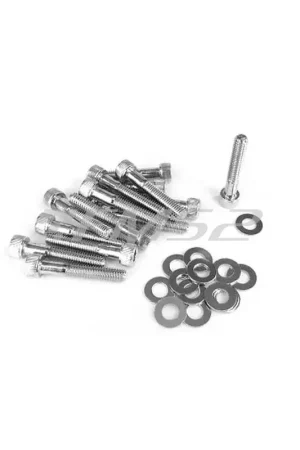 171020 Kit viti TNT in metallo per carter messa in moto Piaggio Gilera Typhoon-NRG e tutti gli altri veicoli della gamma Piaggio Gilera di colore argento cromato Economico