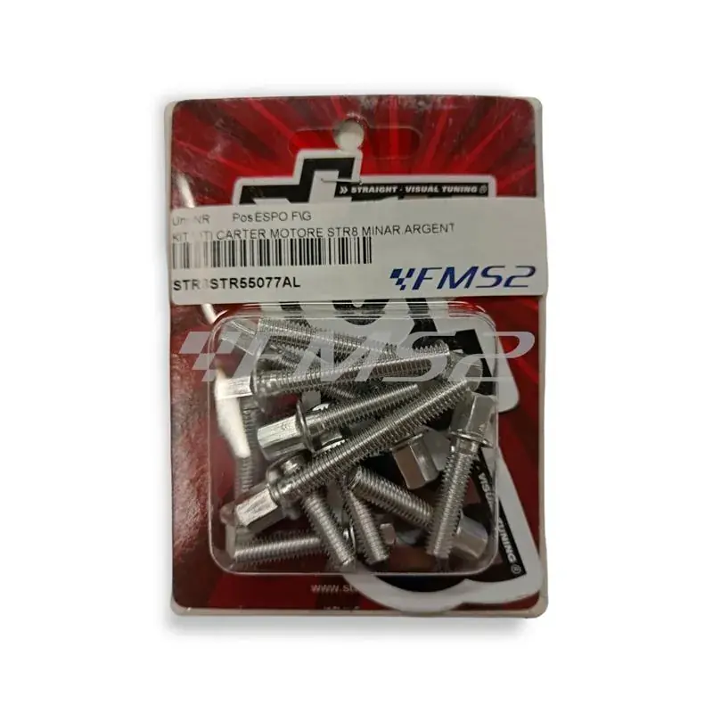 STR8STR55077AL Kit viti carter motore str8 Minarelli argento Offerta Del Giorno
