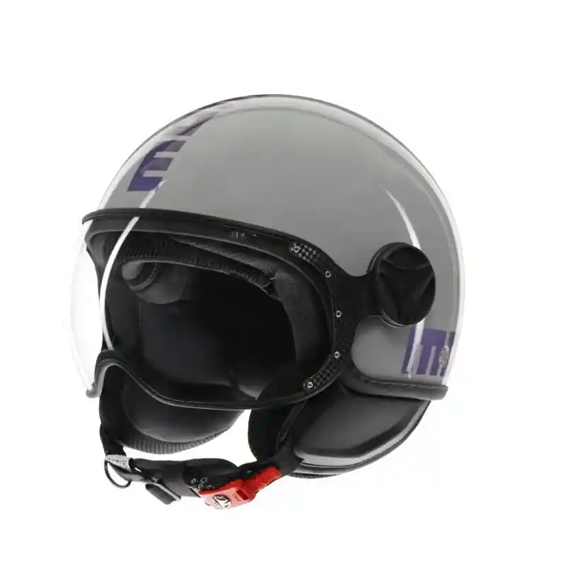 Casco Momo design CLASSIC flip blu fucsia E2206 Promozione