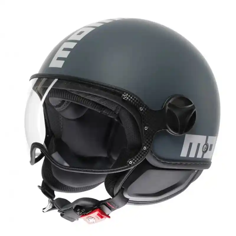 Casco Momo design CLASSIC grigio ottanio opaco E2206 Super Prezzo